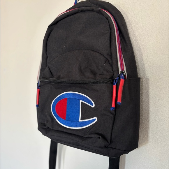 Champion Black and Blue Backpack with Sporty Design - Picture 2 of 8